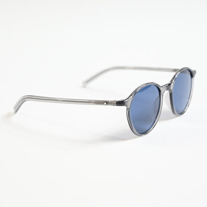 Montblanc MB0324S 003 Mens Authentic Sunglasses Grey/Blue, 50mm - New