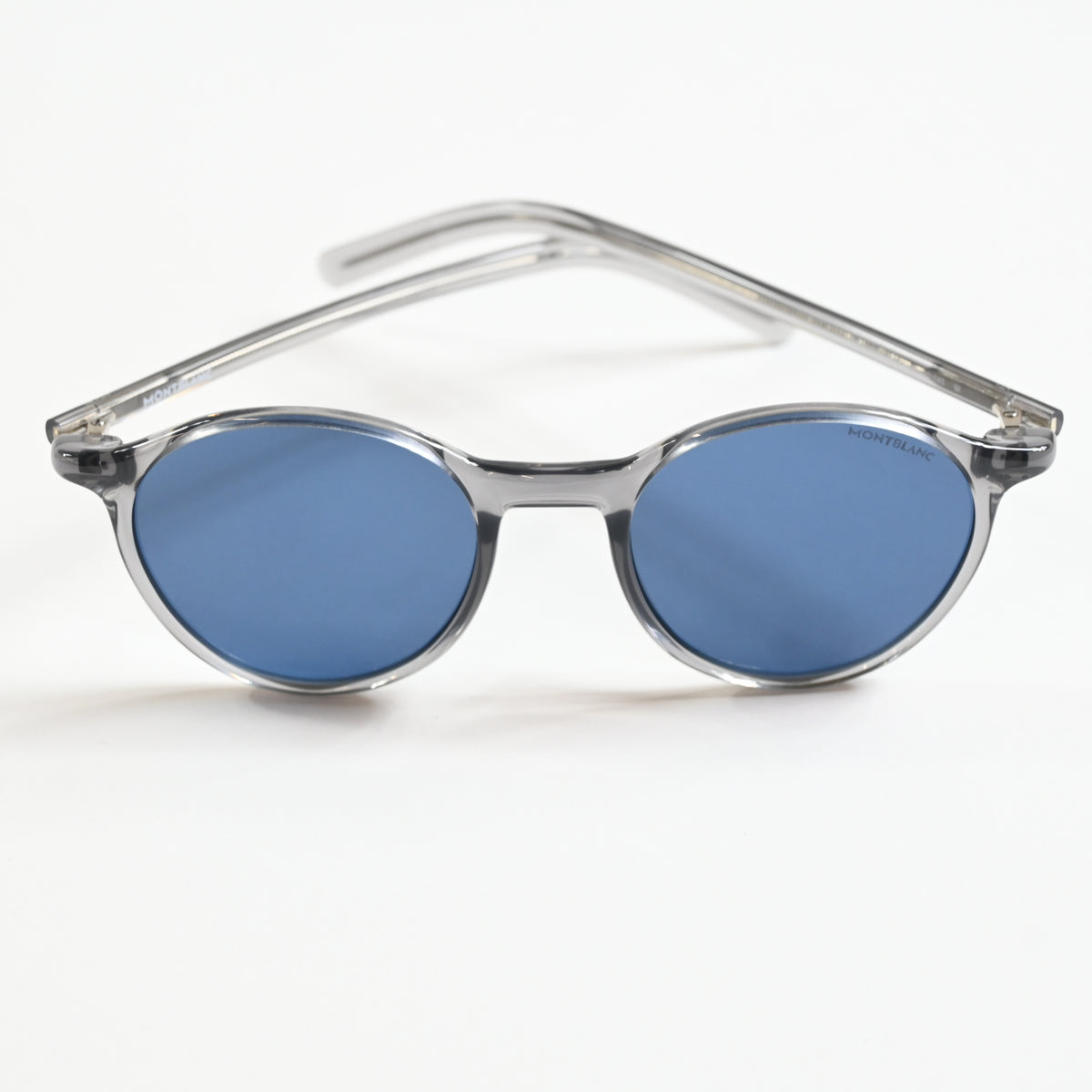 Montblanc MB0324S 003 Mens Authentic Sunglasses Grey/Blue, 50mm - New