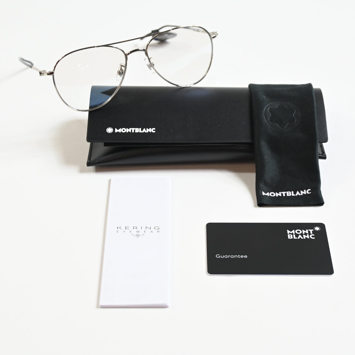 Montblanc MB0128S 009 Mens Authentic Sunglasses Silver, 58mm - New