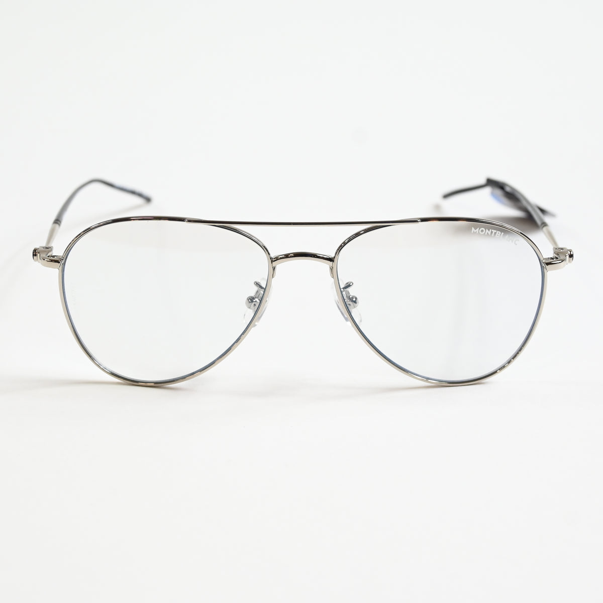 Montblanc MB0128S 009 Mens Authentic Sunglasses Silver, 58mm - New