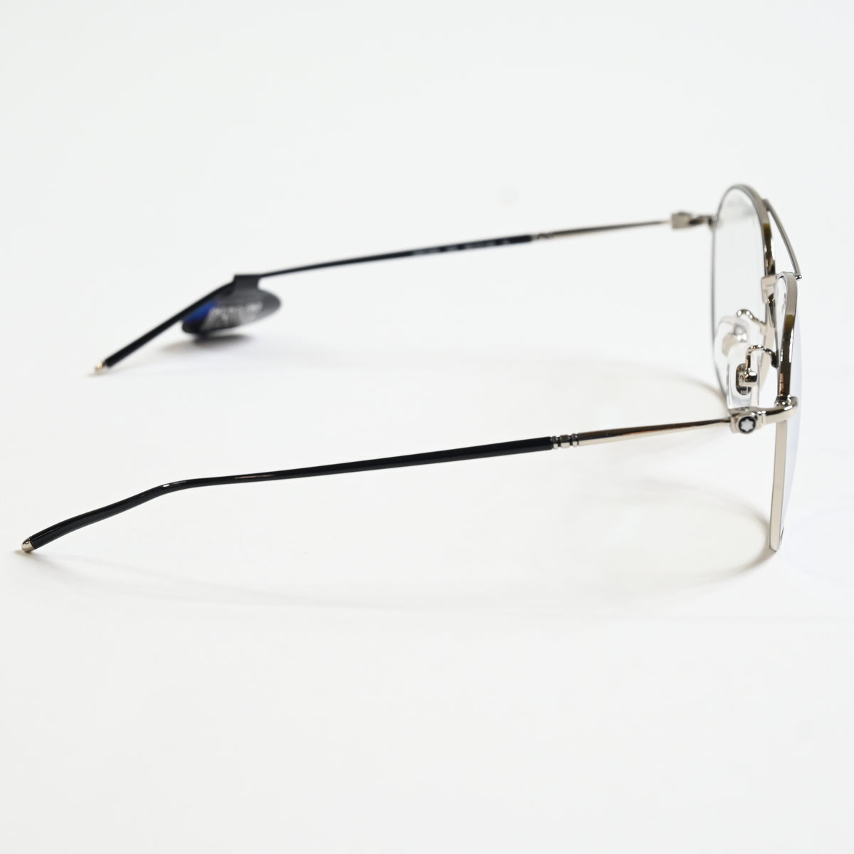Montblanc MB0128S 009 Mens Authentic Sunglasses Silver, 58mm - New