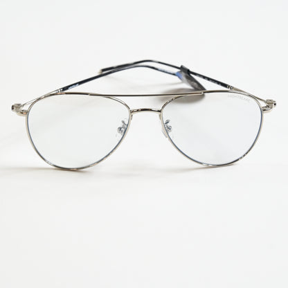 Montblanc MB0128S 009 Mens Authentic Sunglasses Silver, 58mm - New