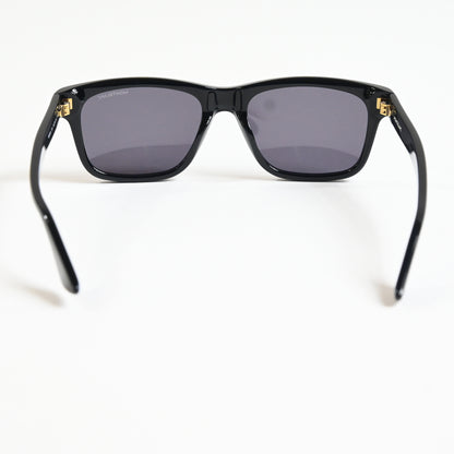 Montblanc MB0263S 001 Mens Authentic Sunglasses Black/Gold, 54mm - New