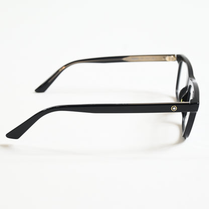 Montblanc MB0322O 001 Mens Authentic Eyeglasses Black, 51mm - New