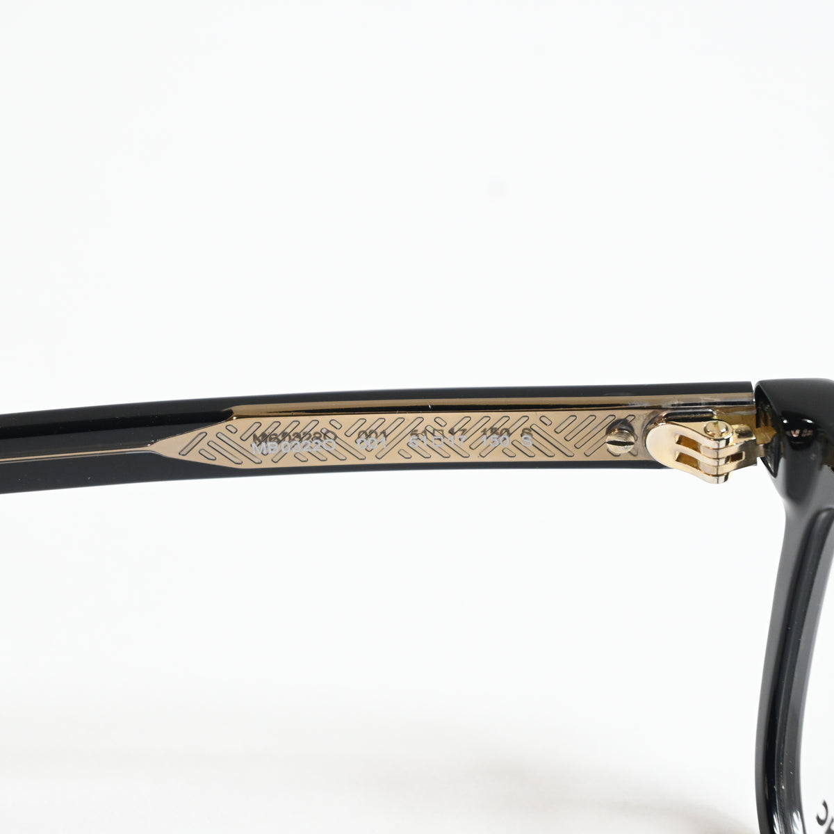 Montblanc MB0322O 001 Mens Authentic Eyeglasses Black, 51mm - New