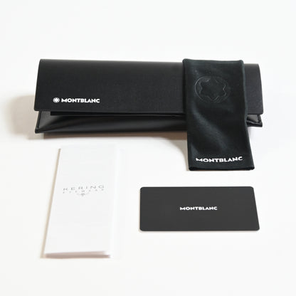 Montblanc MB0322O 001 Mens Authentic Eyeglasses Black, 51mm - New