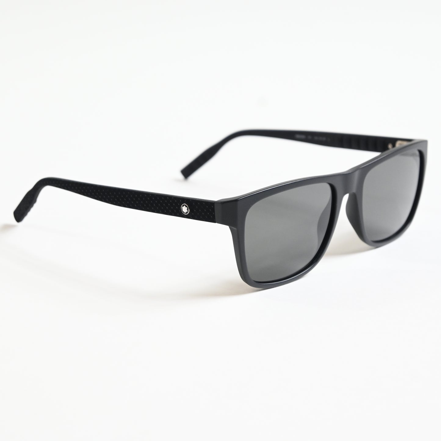 Montblanc MB0209S 001 Mens Authentic Sunglasses Matte Black, 56mm - New