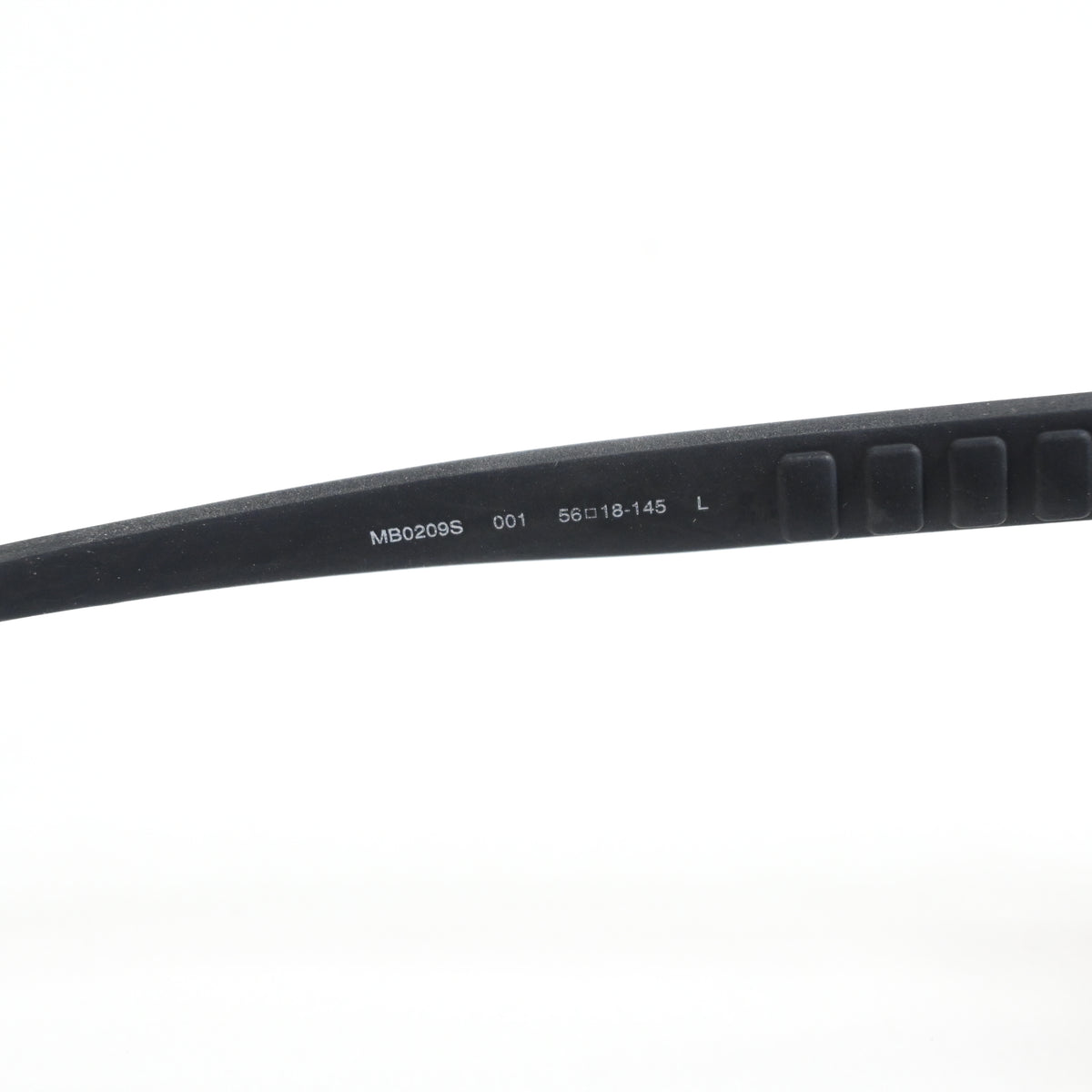 Montblanc MB0209S 001 Mens Authentic Sunglasses Matte Black, 56mm - New