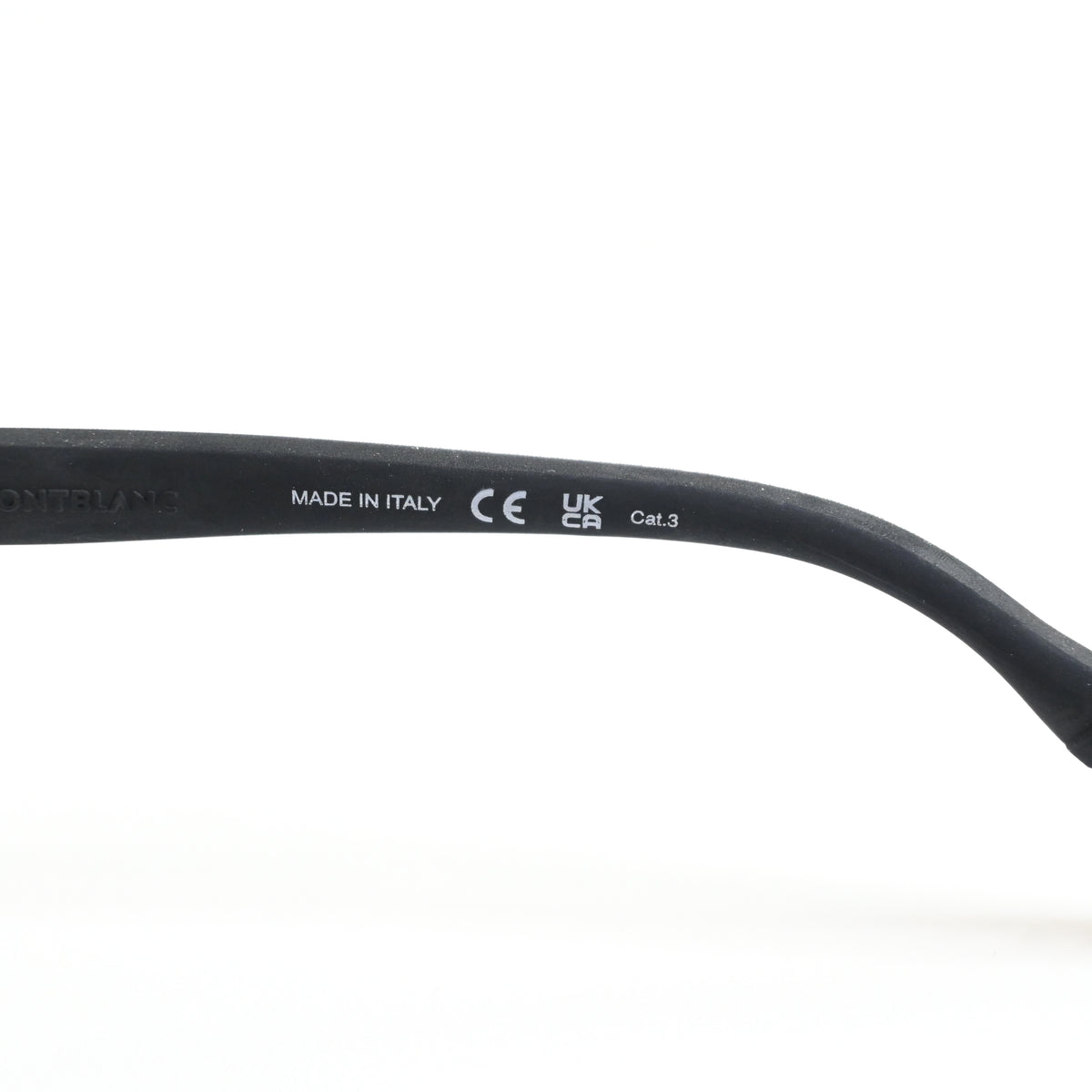 Montblanc MB0209S 001 Mens Authentic Sunglasses Matte Black, 56mm - New