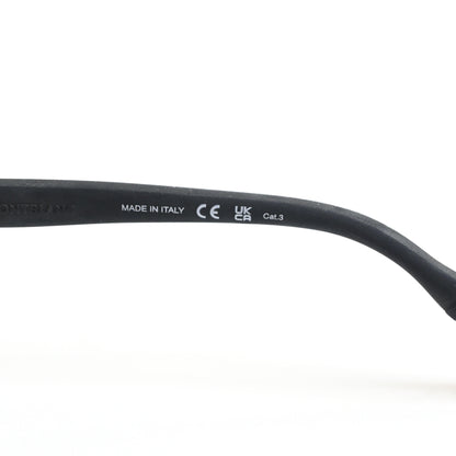 Montblanc MB0209S 001 Mens Authentic Sunglasses Matte Black, 56mm - New