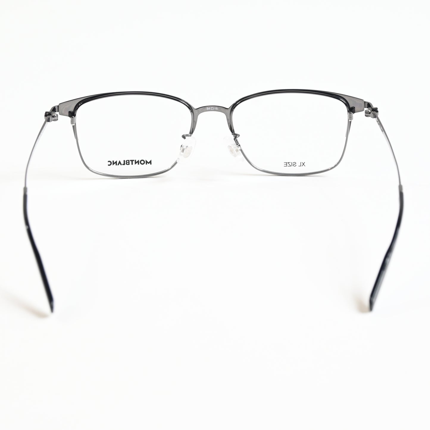 Montblanc MB0314OA 003 Mens Authentic Eyeglasses Ruthenium/Black, 54mm - New