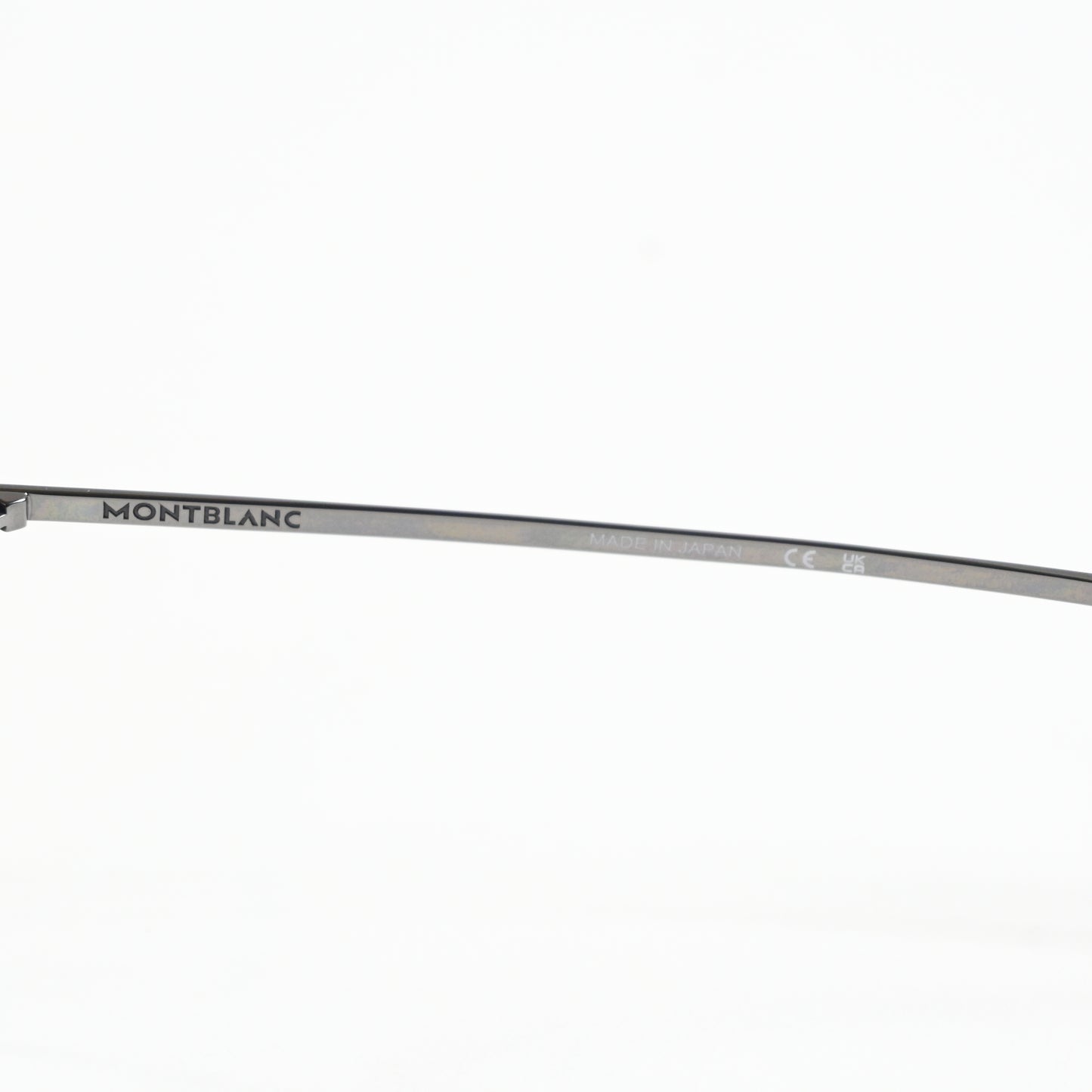 Montblanc MB0314OA 003 Mens Authentic Eyeglasses Ruthenium/Black, 54mm - New