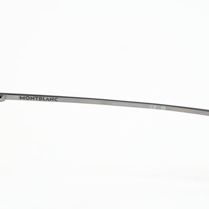 Montblanc MB0314OA 003 Mens Authentic Eyeglasses Ruthenium/Black, 54mm - New