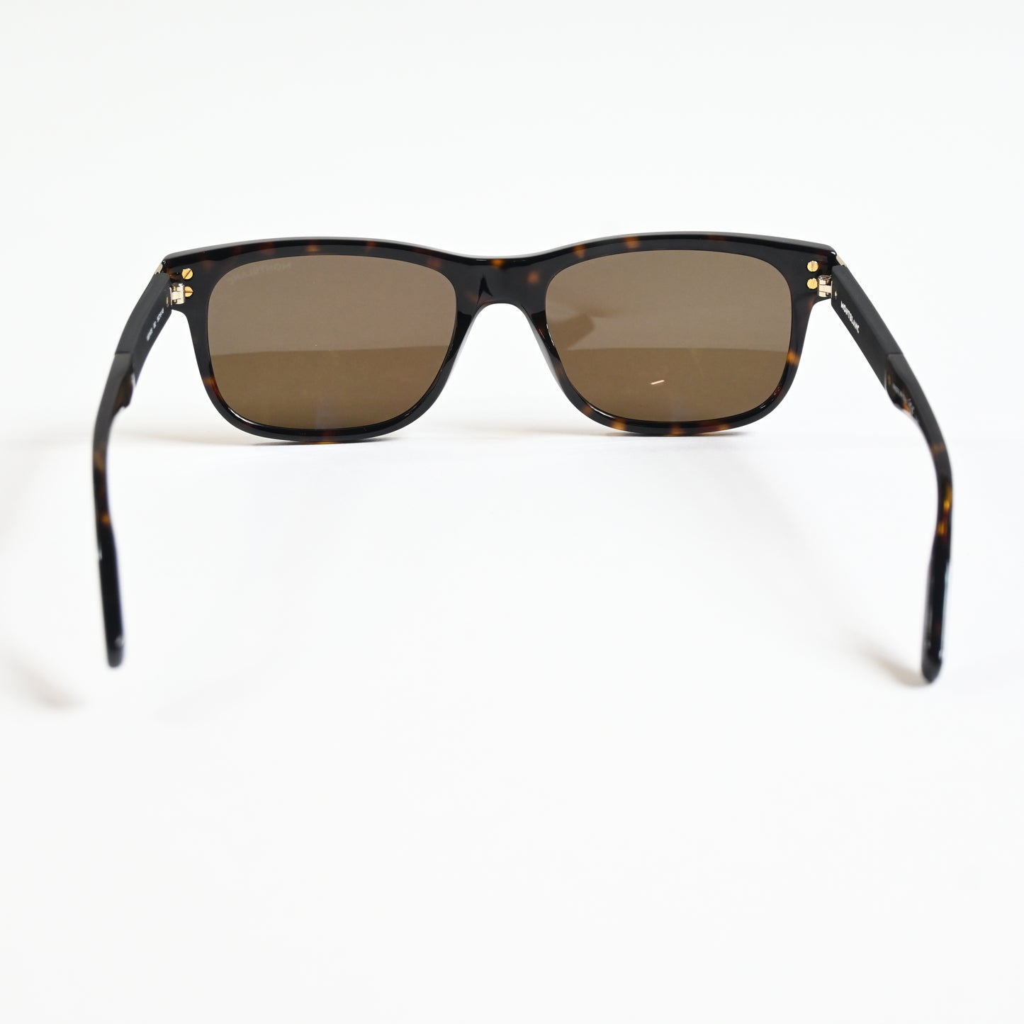 Montblanc MB0163S 002 Mens Authentic Sunglasses Havana/Brown, 56mm - New