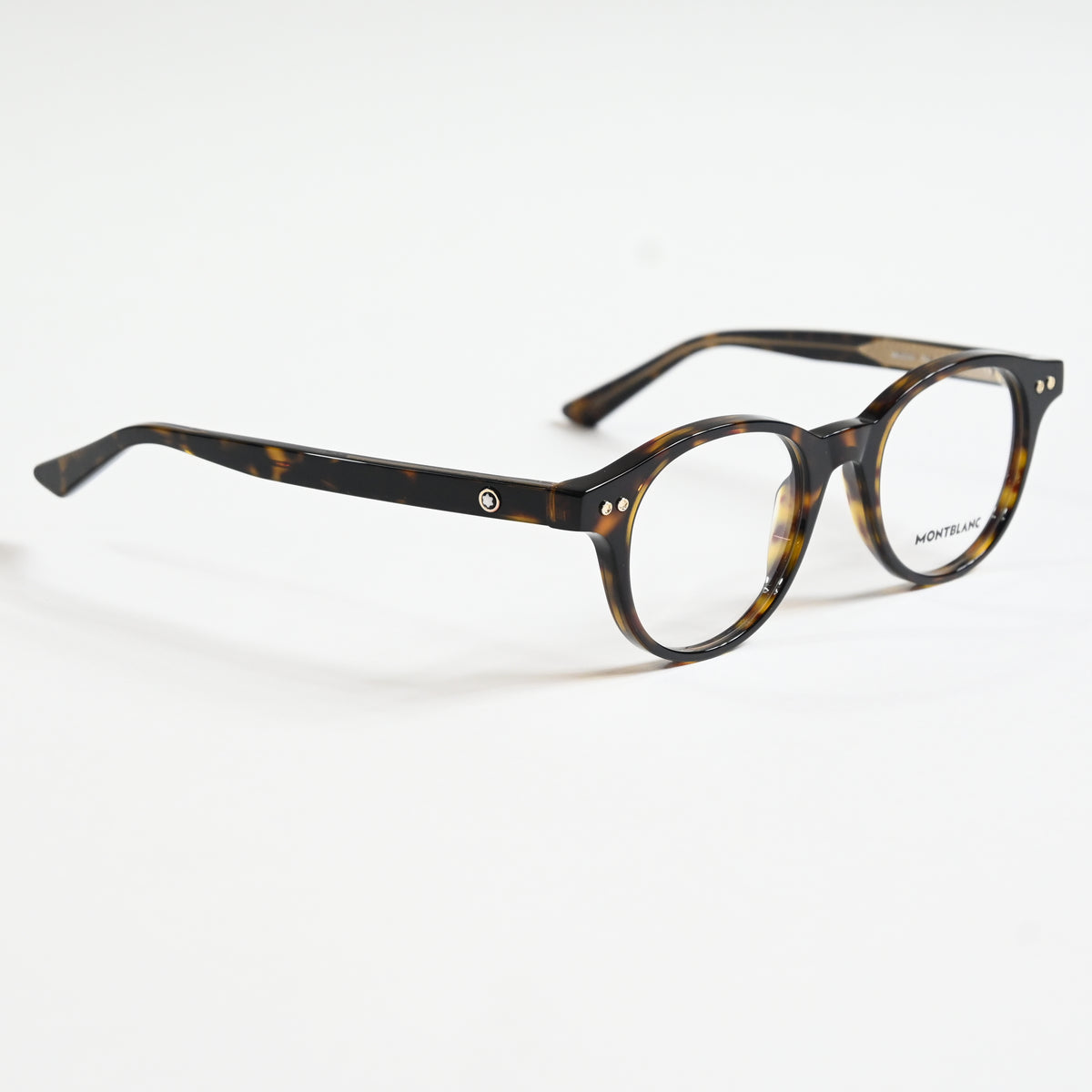 Montblanc MB0255O 002 Mens Authentic Eyeglasses Havana, 49mm - New
