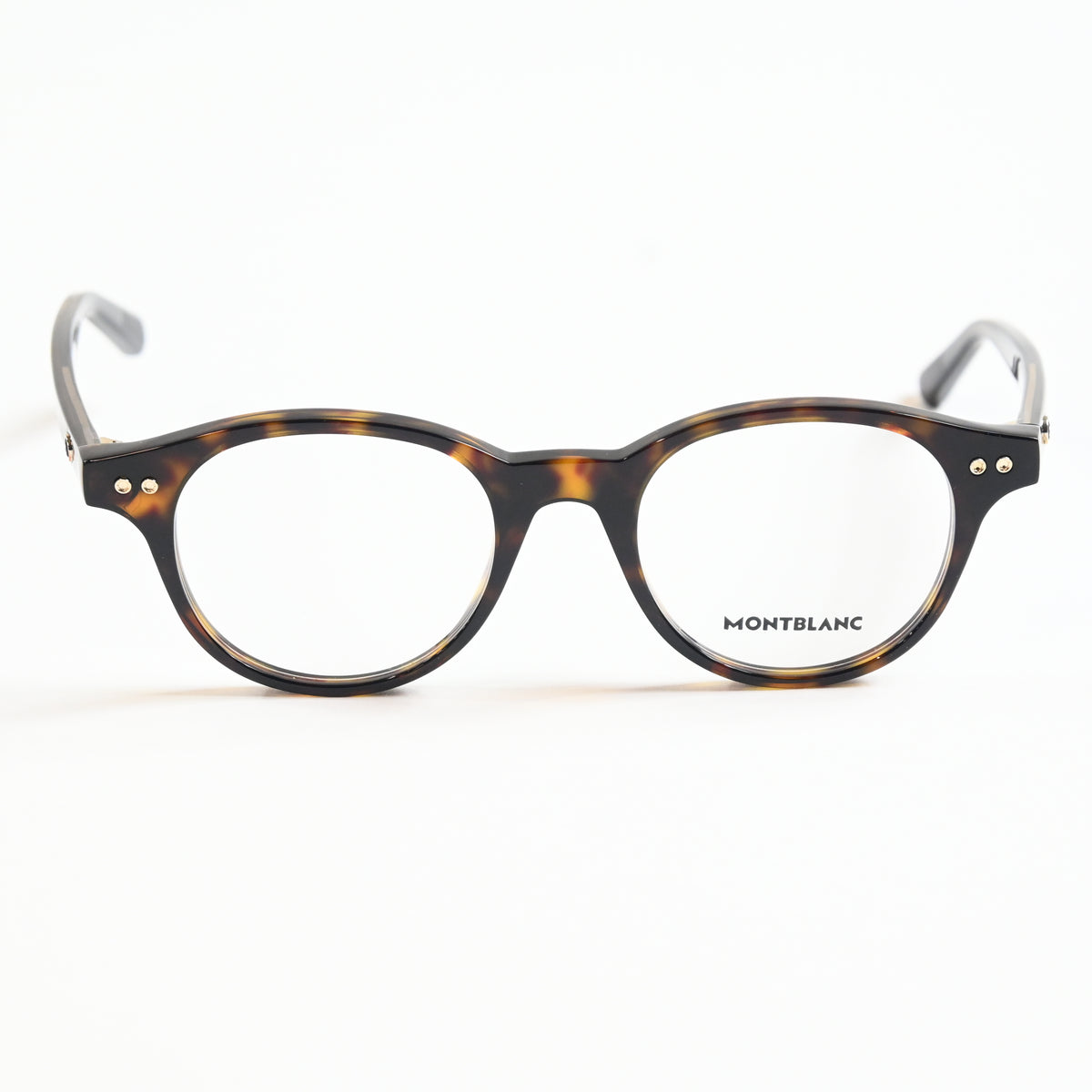 Montblanc MB0255O 002 Mens Authentic Eyeglasses Havana, 49mm - New
