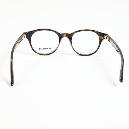 Montblanc MB0255O 002 Mens Authentic Eyeglasses Havana, 49mm - New