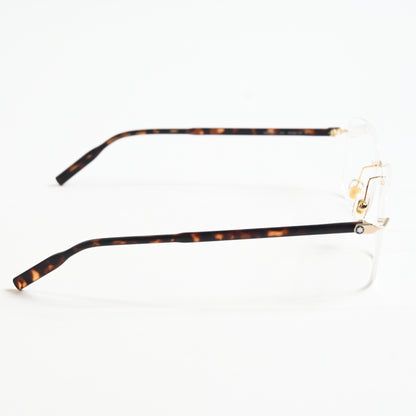 Montblanc MB0222O 002 Mens Authentic Eyeglasses Gold/Havana, 55mm - New