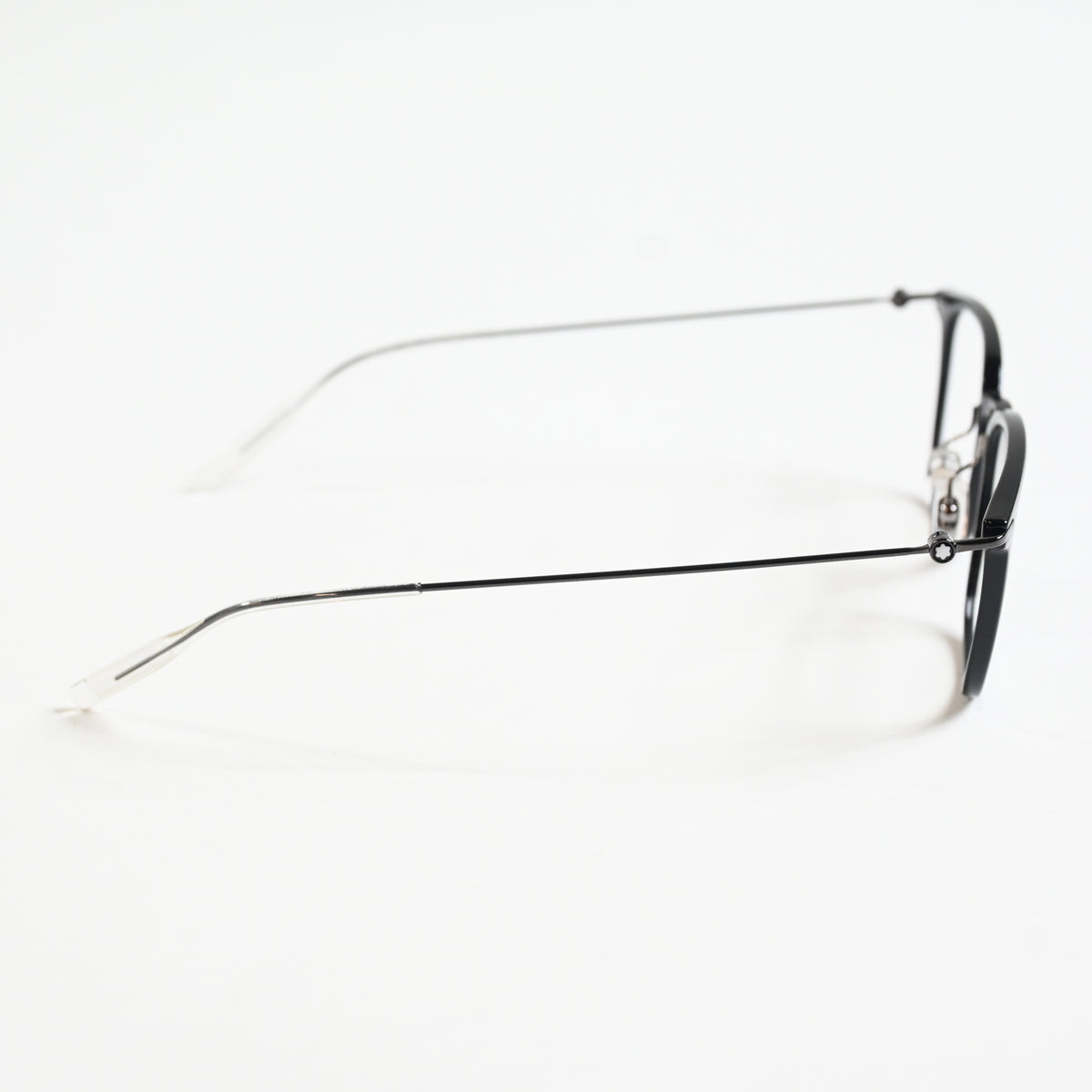 Montblanc MB0100O 005 Mens Authentic Eyeglasses Black/Gunmetal, 52mm - New