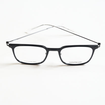 Montblanc MB0100O 005 Mens Authentic Eyeglasses Black/Gunmetal, 52mm - New