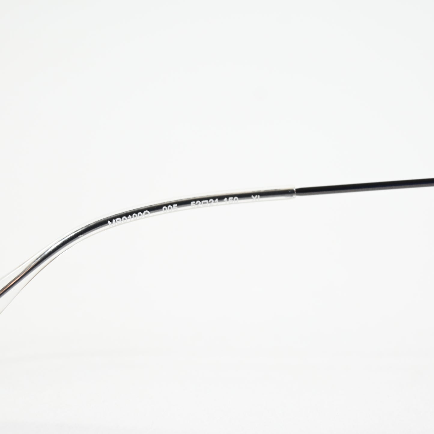 Montblanc MB0100O 005 Mens Authentic Eyeglasses Black/Gunmetal, 52mm - New