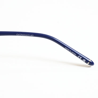 Montblanc MB0347O 002 Mens Authentic Eyeglasses Silver/Blue, 52mm - New