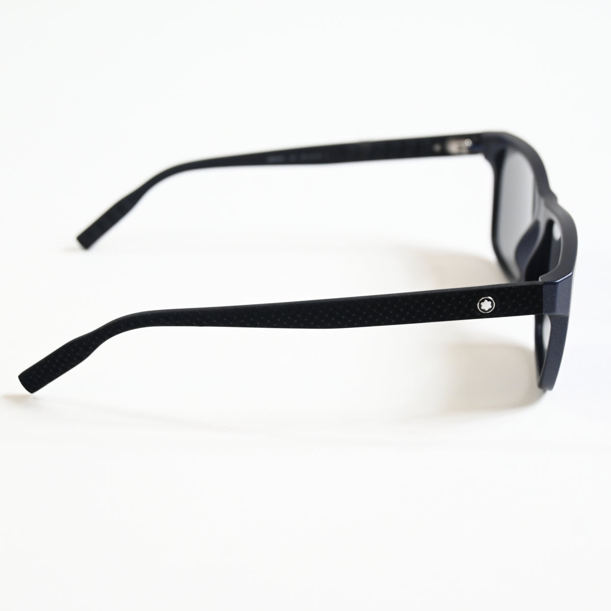 Montblanc MB0209S 002 Mens Authentic Sunglasses Black/Blue, 57mm - New