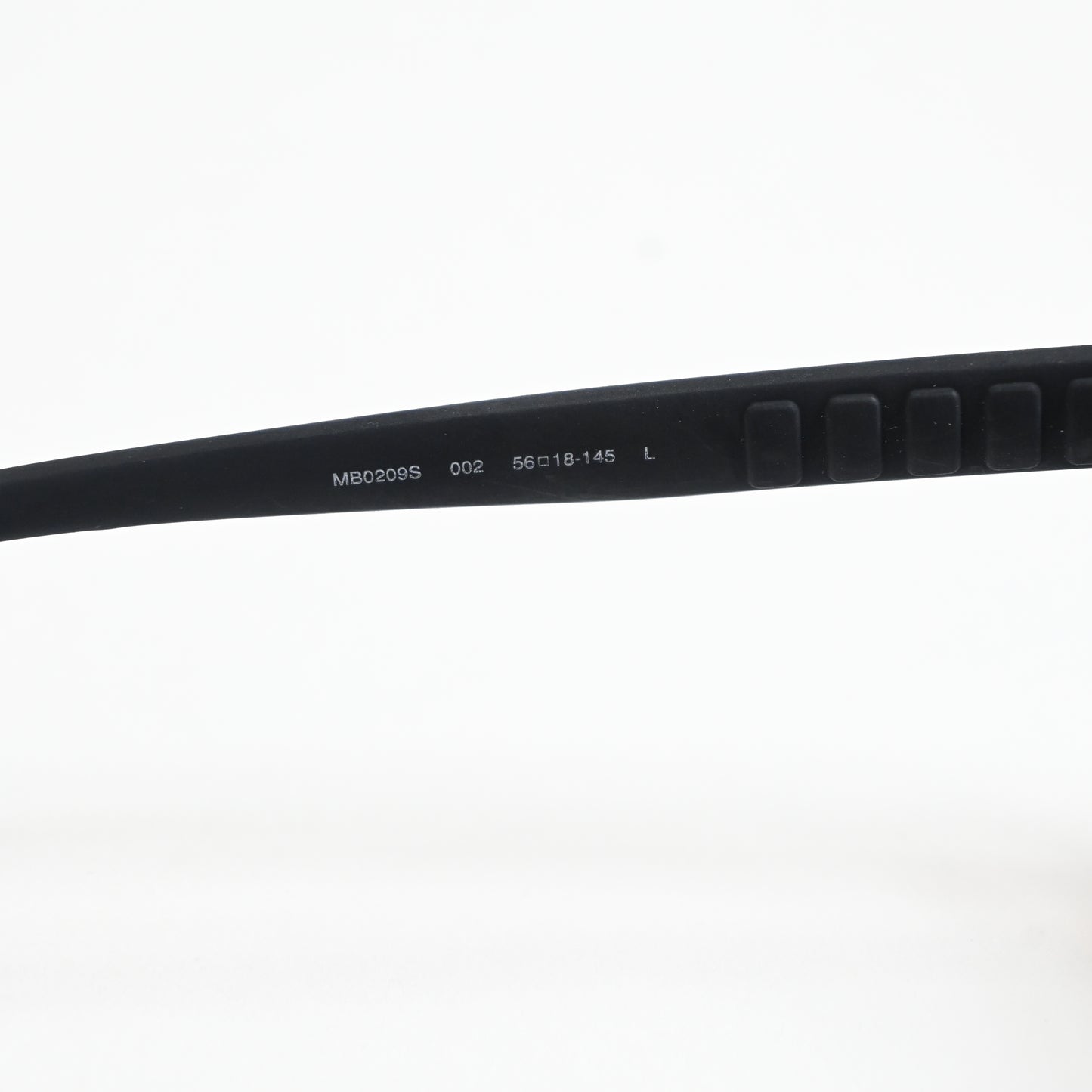 Montblanc MB0209S 002 Mens Authentic Sunglasses Black/Blue, 57mm - New