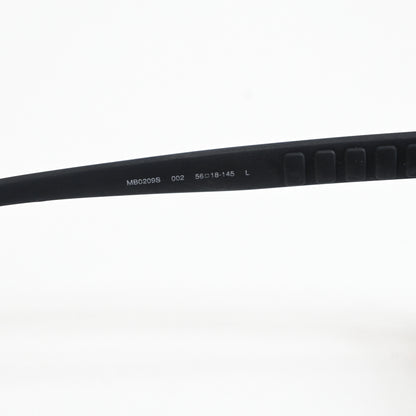 Montblanc MB0209S 002 Mens Authentic Sunglasses Black/Blue, 57mm - New