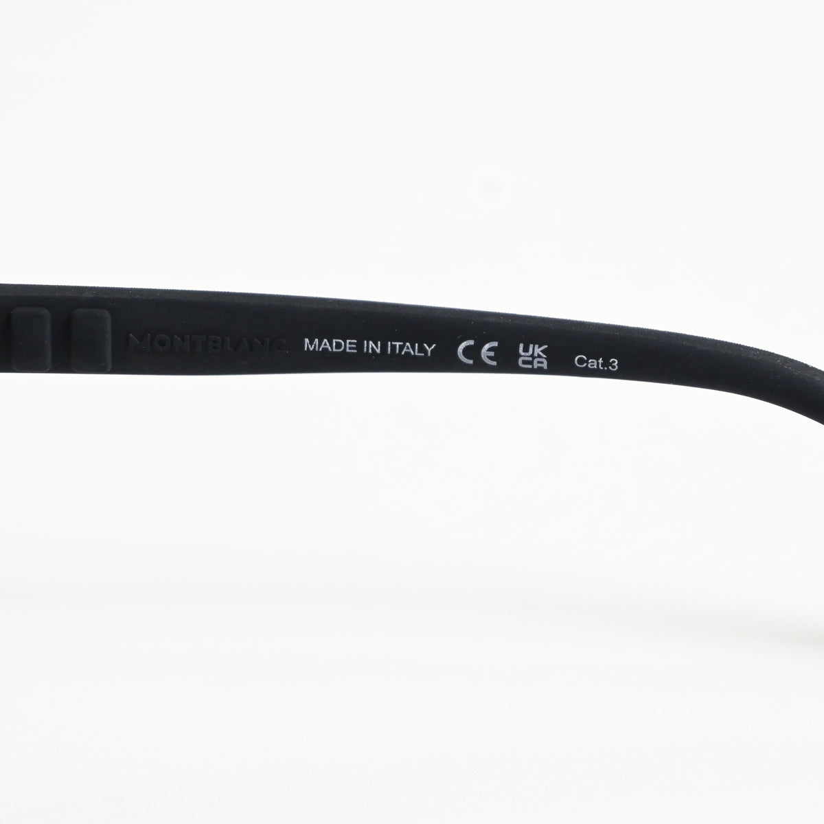Montblanc MB0209S 002 Mens Authentic Sunglasses Black/Blue, 57mm - New