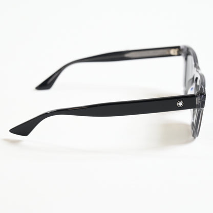 Montblanc MB0254S 003 Mens Authentic Sunglasses Gray/Brown, 53mm - New