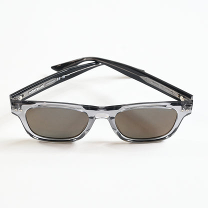 Montblanc MB0254S 003 Mens Authentic Sunglasses Gray/Brown, 53mm - New