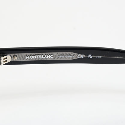 Montblanc MB0254S 003 Mens Authentic Sunglasses Gray/Brown, 53mm - New