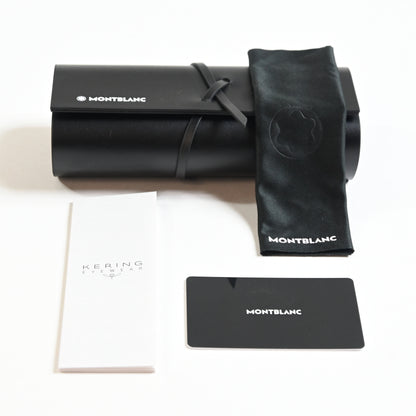 Montblanc MB0254S 003 Mens Authentic Sunglasses Gray/Brown, 53mm - New