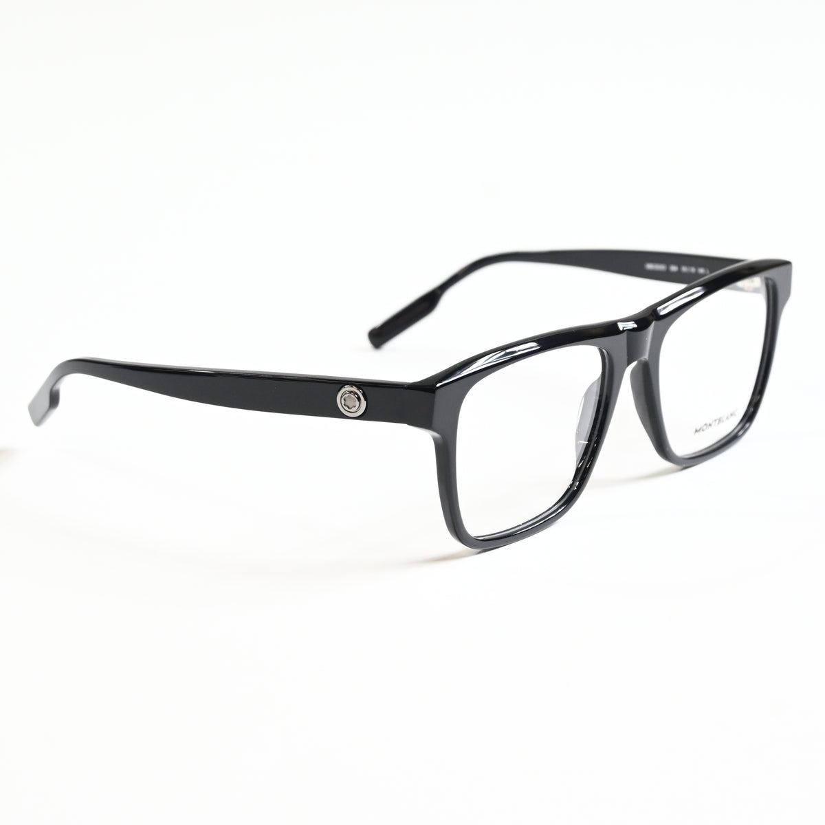 Montblanc MB0203O 004 Mens Authentic Eyeglasses Black, 55mm - New