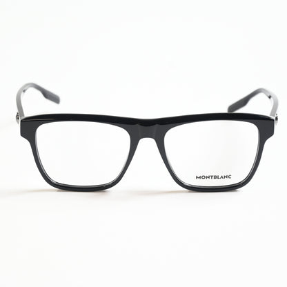 Montblanc MB0203O 004 Mens Authentic Eyeglasses Black, 55mm - New