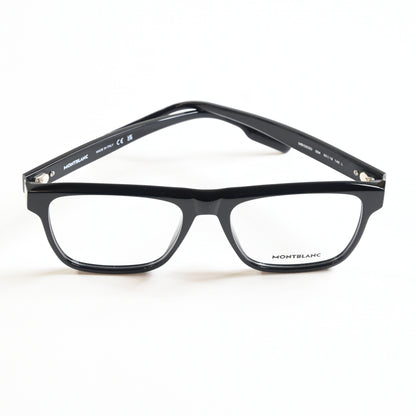 Montblanc MB0203O 004 Mens Authentic Eyeglasses Black, 55mm - New