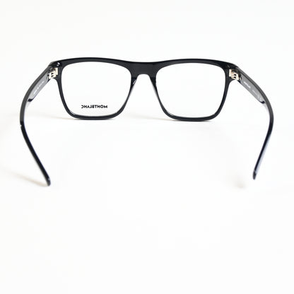 Montblanc MB0203O 004 Mens Authentic Eyeglasses Black, 55mm - New