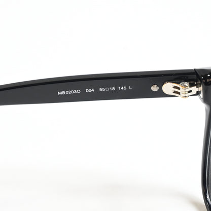 Montblanc MB0203O 004 Mens Authentic Eyeglasses Black, 55mm - New