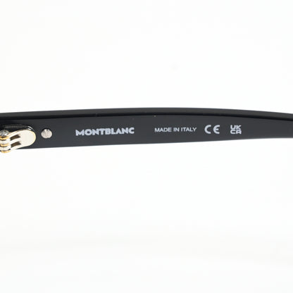 Montblanc MB0203O 004 Mens Authentic Eyeglasses Black, 55mm - New