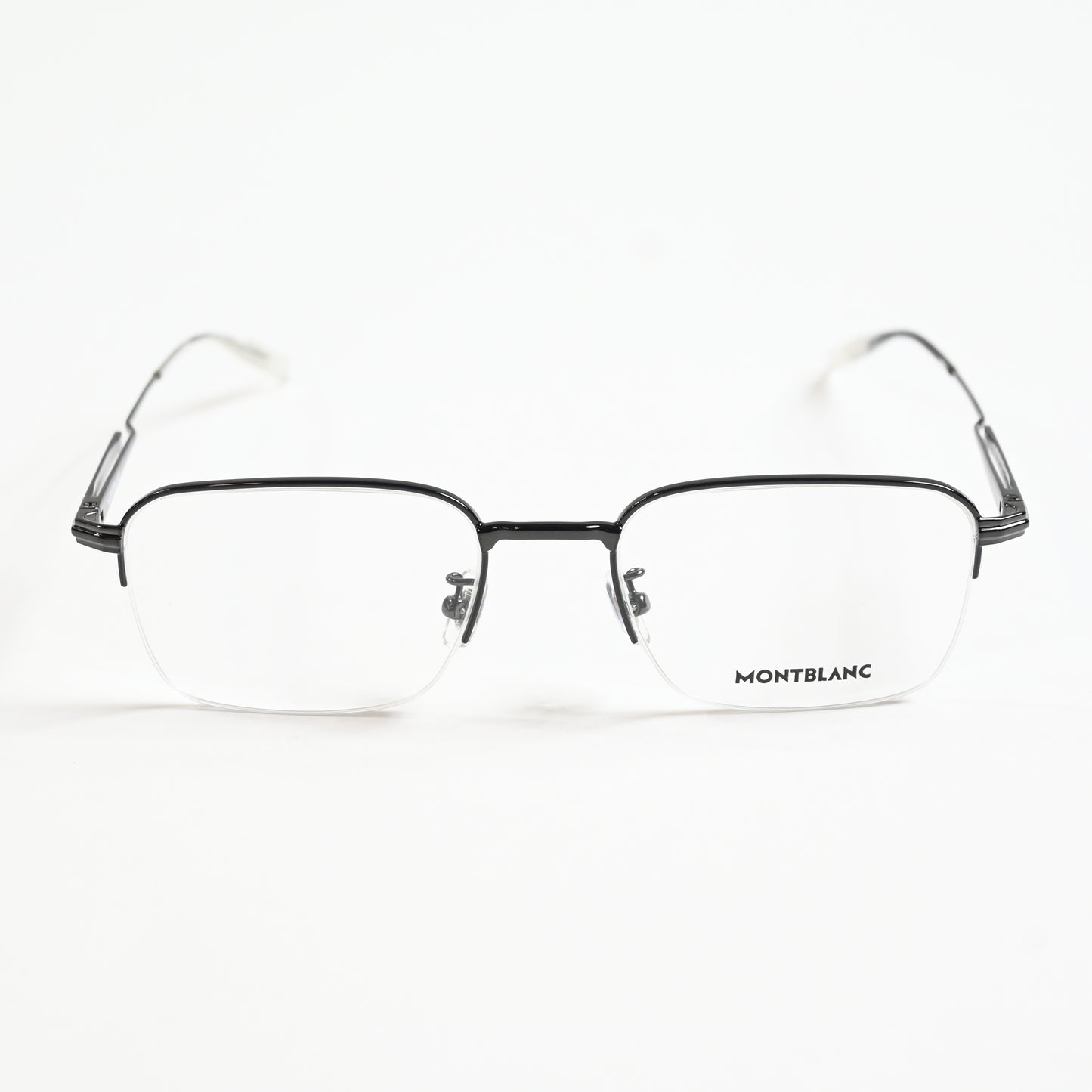 Montblanc MB0220OA 003 Mens Authentic Eyeglasses Ruthenium, 54mm - New