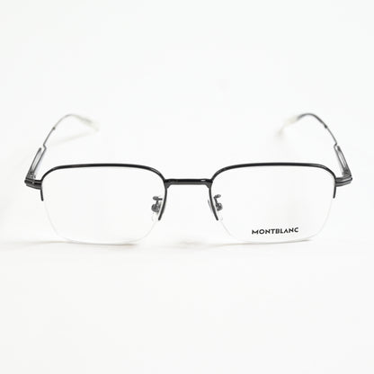 Montblanc MB0220OA 003 Mens Authentic Eyeglasses Ruthenium, 54mm - New