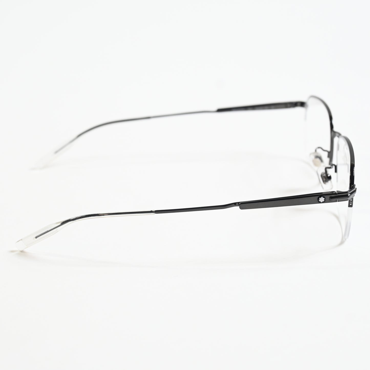 Montblanc MB0220OA 003 Mens Authentic Eyeglasses Ruthenium, 54mm - New