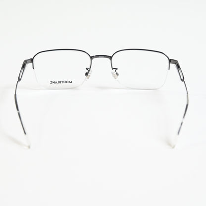 Montblanc MB0220OA 003 Mens Authentic Eyeglasses Ruthenium, 54mm - New