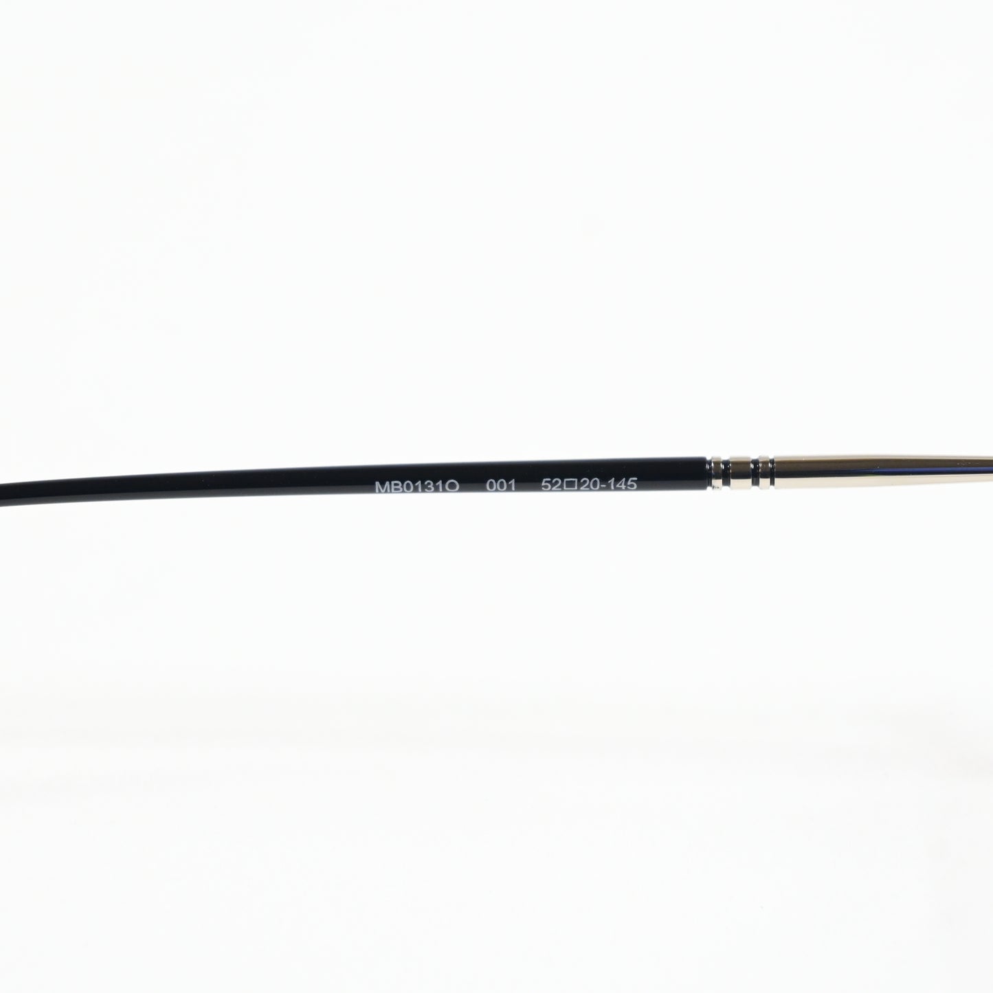 Montblanc MB0131O 001 Mens Authentic Eyeglasses Silver, 52mm - New