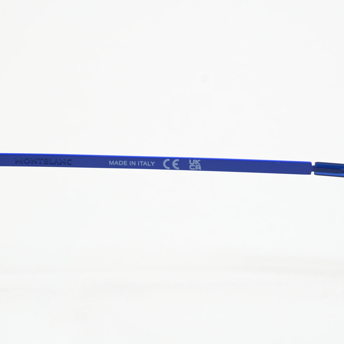 Montblanc MB0283O 003 Mens Authentic Eyeglasses Blue/Silver, 55mm - New