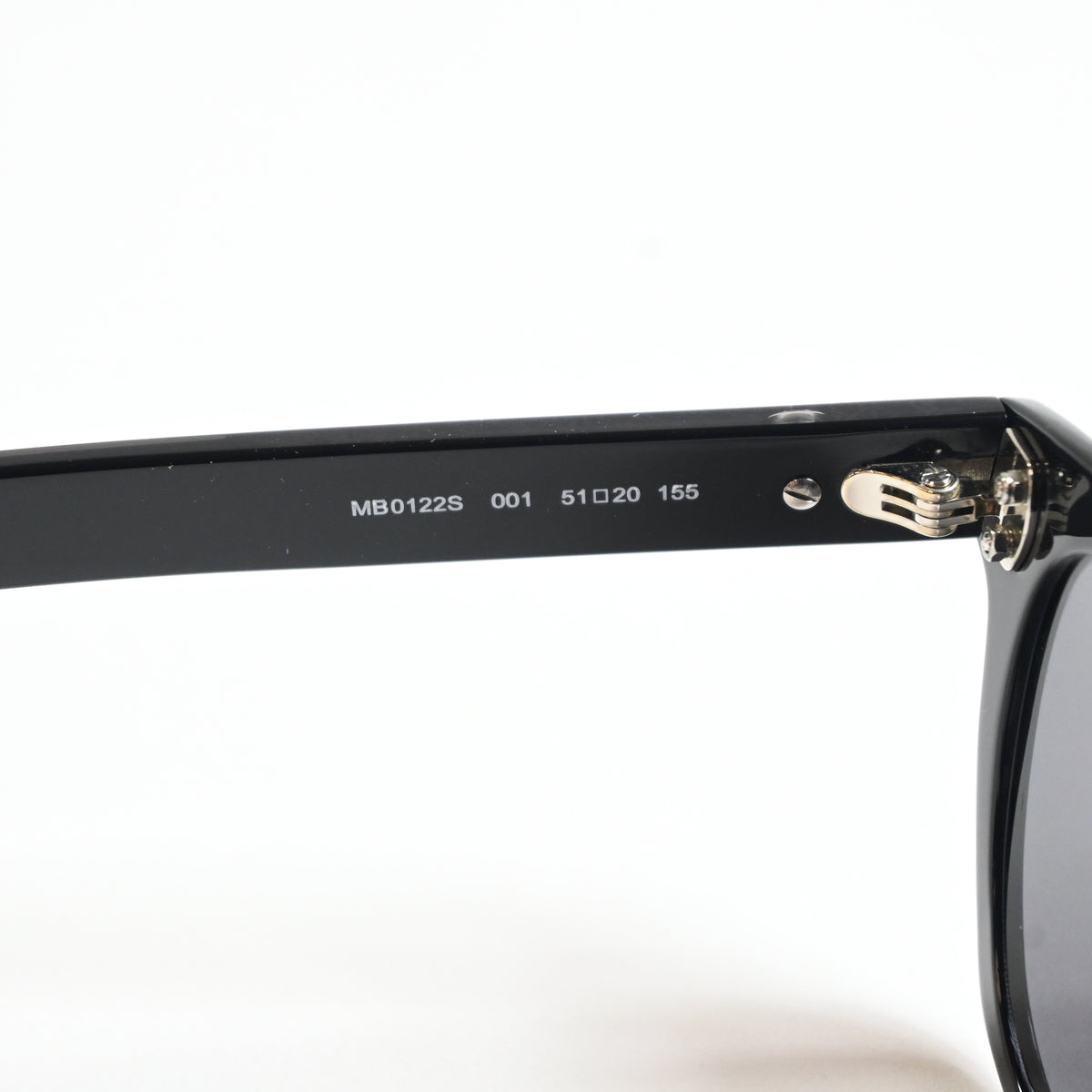 Montblanc MB0122S 001 Mens Authentic Sunglasses Black/Gray, 51mm - New