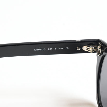 Montblanc MB0122S 001 Mens Authentic Sunglasses Black/Gray, 51mm - New