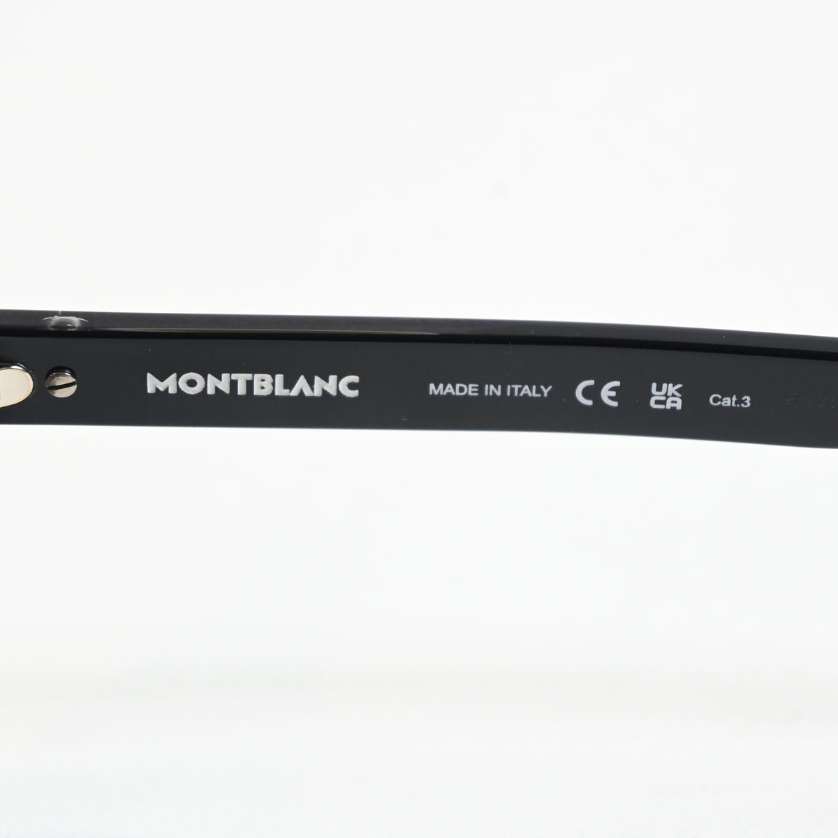 Montblanc MB0122S 001 Mens Authentic Sunglasses Black/Gray, 51mm - New