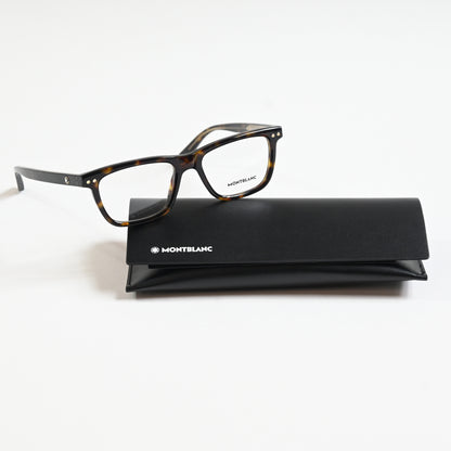 Montblanc MB0322O 002 Mens Authentic Eyeglasses Havana, 51mm - New